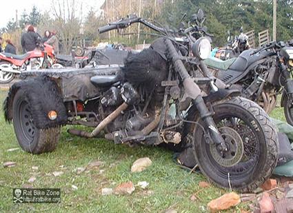 v-twin shovelhead trike