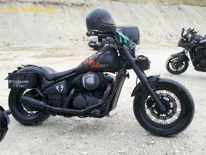 Honda Shadow rat Motorcycle