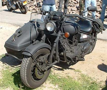 black velorex sidecar