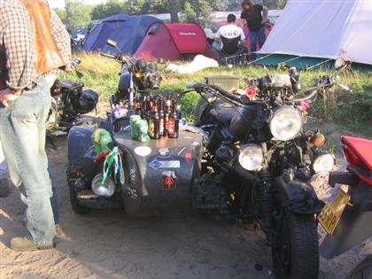 guzzi sidecar combination