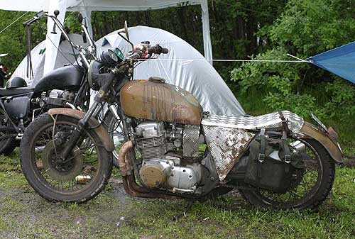 honda cb750 diamond plate seat