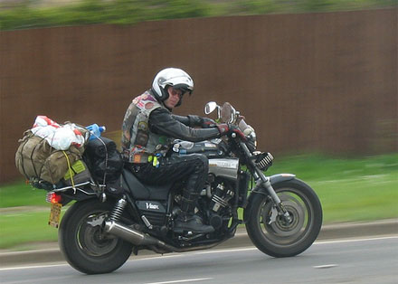 some bloke on a Vmax