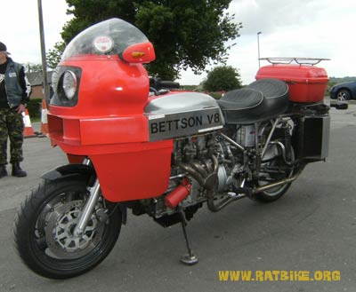 Homemamde V8 motorcycle