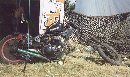 superdream chop parked on camp site