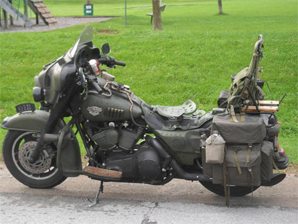 harley electraglide military