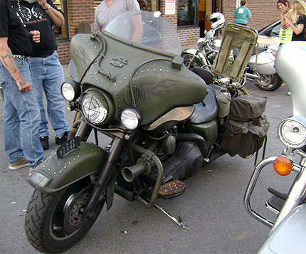 harley electraglide military