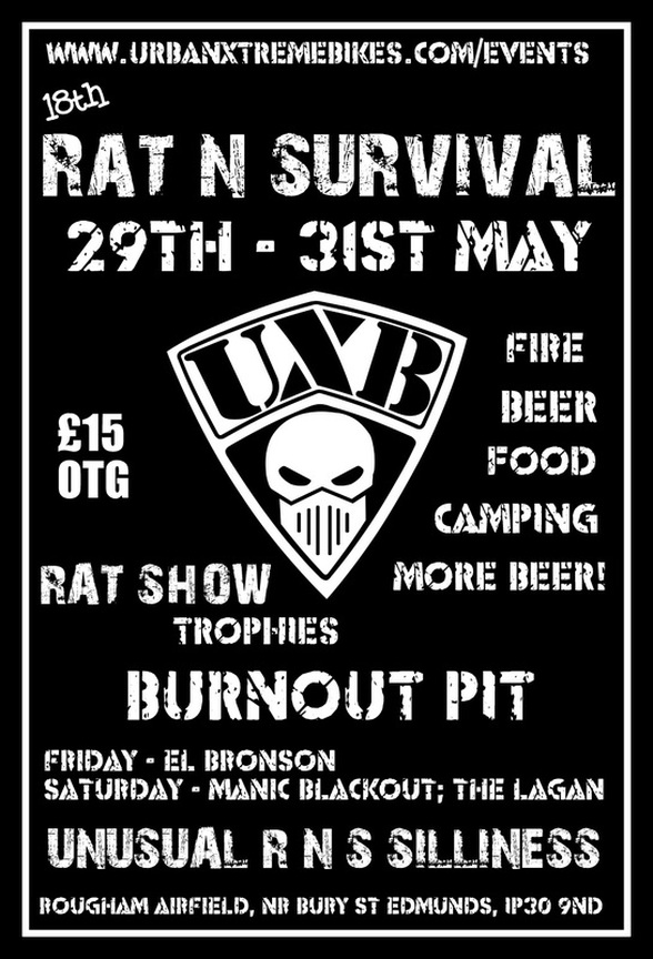 Rat + Survival Bike Show - 30 May 2015 - Rougham Airfield